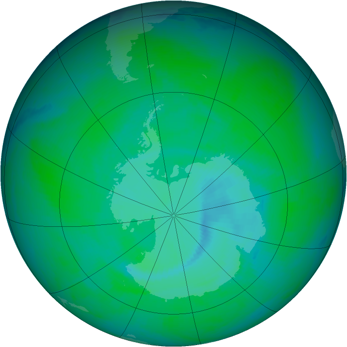 Ozone Map 2003-12-15